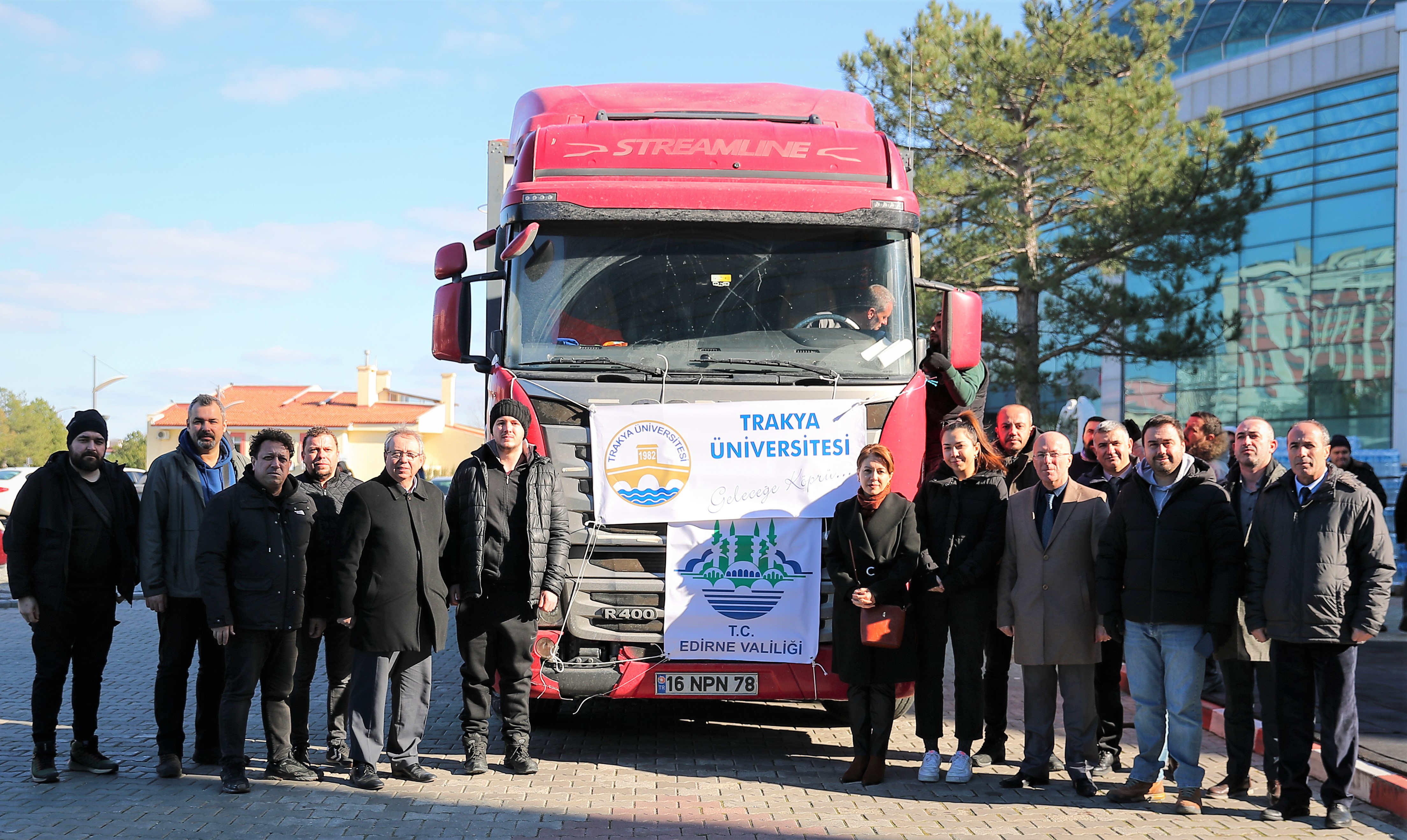 TRAKYA ÜNİVERSİTESİNDEN ELBİSTAN’A YARDIM VE DESTEKLER ARTIYOR