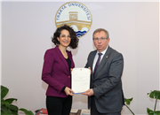 UNVANLARINDA YÜKSELEN AKADEMİSYENLERE BELGELERİ VERİLDİ 