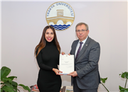 UNVANLARINDA YÜKSELEN AKADEMİSYENLERE BELGELERİ VERİLDİ 
