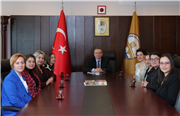 PROFESÖRLÜĞE VE DOÇENTLİĞE YÜKSELEN AKADEMİSYENLERE BELGELERİ TAKDİM EDİLDİ