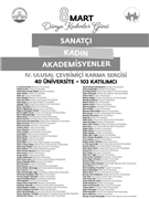 40 ÜNİVERSİTEDEN 103 SANATÇI KADIN AKADEMİSYENİN ESERİ TRAKYA ÜNİVERSİTESİNDE BULUŞTU