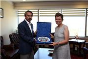 PROF. DR. AYŞE ARMAĞAN TUĞRUL’DAN VEDA ZİYARETİ