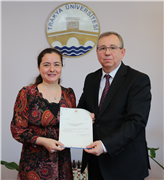 REKTÖR PROF. DR. ERHAN TABAKOĞLU, ATAMASI YAPILAN AKADEMİSYENLER İLE BİR ARAYA GELDİ