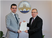 REKTÖR PROF. DR. ERHAN TABAKOĞLU, ATAMASI YAPILAN AKADEMİSYENLER İLE BİR ARAYA GELDİ