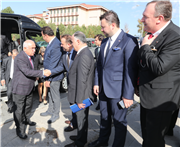 TOBB BAŞKANI RİFAT HİSAACIKOĞLU VE ESKİ BAKANLARDAN, TRAKYA ÜNİVERSİTESİ İLAHİYAT FAKÜLTESİNE ZİYARET