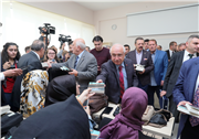TOBB BAŞKANI RİFAT HİSAACIKOĞLU VE ESKİ BAKANLARDAN, TRAKYA ÜNİVERSİTESİ İLAHİYAT FAKÜLTESİNE ZİYARET
