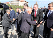 TOBB BAŞKANI RİFAT HİSAACIKOĞLU VE ESKİ BAKANLARDAN, TRAKYA ÜNİVERSİTESİ İLAHİYAT FAKÜLTESİNE ZİYARET