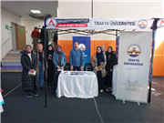 TRAKYA ÜNİVERSİTESİNE LÜLEBURGAZ’DA GERÇEKLEŞEN TANITIM FUARINDA YOĞUN İLGİ