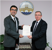 REKTÖR PROF. DR. ERHAN TABAKOĞLU, ATAMASI YAPILAN AKADEMİSYENLERİ TEBRİK ETTİ