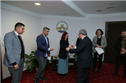 REKTÖR PROF. DR. ERHAN TABAKOĞLU, ATAMASI YAPILAN AKADEMİSYENLERİ TEBRİK ETTİ