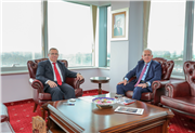KUZEY MAKEDONYA ESKİ DEVLET BAKANI HADİ NEZİR’DEN REKTÖR PROF. DR. ERHAN TABAKOĞLU’NA ZİYARET
