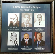 EDİRNE LİSESİNİN 160. YILI KURULUŞ YIL DÖNÜMÜ KUTLAMASINA ÜNİVERSİTEMİZDEN GÜÇLÜ KATILIM