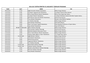 2016-2017 EĞİTİM-ÖĞRETİM YILI MEZUNİYET TÖRENLERİ PROGRAMI