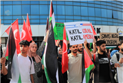 TRAKYA ÜNİVERSİTESİ ÖĞRENCİLERİNDEN “KATLİAMA DUR DE” YÜRÜYÜŞÜ
