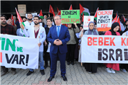 TRAKYA ÜNİVERSİTESİ ÖĞRENCİLERİNDEN “KATLİAMA DUR DE” YÜRÜYÜŞÜ