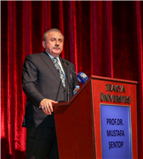 PROF. DR. MUSTAFA ŞENTOP, TRAKYA ÜNİVERSİTESİNİN AKADEMİK YIL AÇILIŞINDAKİ İLK DERSTE ÖĞRENCİLERLE BULUŞTU