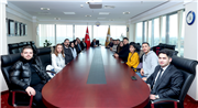 ULUSLARARASI ÖĞRENCİLERDEN REKTÖR PROF. DR. ERHAN TABAKOĞLU’NA ZİYARET