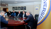 ULUSLARARASI ÖĞRENCİLERDEN REKTÖR PROF. DR. ERHAN TABAKOĞLU’NA ZİYARET