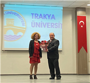 TRAKYA ÜNİVERSİTESİNDE “CUMHURİYETİMİZİN 100. YILI” KONFERANSI DÜZENLENDİ