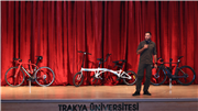 DEMİR ATLI ADAM GÜRKAN GENÇ, TRAKYA ÜNİVERSİTESİNDE ÖĞRENCİLERLE BİR ARAYA GELDİ