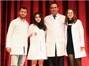 DİŞ HEKİMLİĞİ FAKÜLTESİNDE BEYAZ ÖNLÜK GİYME TÖRENİ