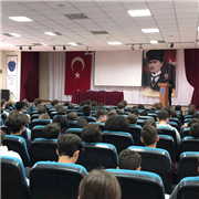 DR. ÖĞR. ÜYESİ BÜLENT ATALAY’DAN, LİSE VE ORTAOKUL ÖĞRENCİLERİNE KONFERANS