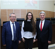 MAKEDONYA ESKİ CUMHURBAŞKANI GJORGE IVANOV ULUSLARARASI ÖĞRENCİLERLE BİR ARAYA GELDİ