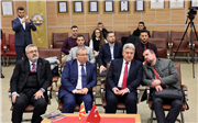 MAKEDONYA ESKİ CUMHURBAŞKANI GJORGE IVANOV ULUSLARARASI ÖĞRENCİLERLE BİR ARAYA GELDİ