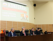 MAKEDONYA ESKİ CUMHURBAŞKANI GJORGE IVANOV ULUSLARARASI ÖĞRENCİLERLE BİR ARAYA GELDİ