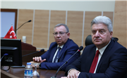 MAKEDONYA ESKİ CUMHURBAŞKANI GJORGE IVANOV ULUSLARARASI ÖĞRENCİLERLE BİR ARAYA GELDİ