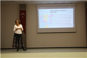 EĞİTİM FAKÜLTESİ TARAFINDAN “CUMHURİYETİMİZİN YÜZÜNCÜ YILINDA TÜRKİYE’DE KADIN: TOPLUMSAL CİNSİYET VE MEDYA" ADLI SÖYLEŞİ GERÇEKLEŞTİRİLDİ