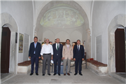 MEHMET AKİF ERSOY ÜNİVERSİTESİ REKTÖRÜ PROF. DR. ADEM KORKMAZ VE BULGARİSTAN MİLLETVEKİLLERİNİN SULTAN II. BAYEZİD KÜLLİYESİ SAĞLIK MÜZESİ ZİYARETİ