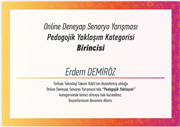 TRAKYA ÜNİVERSİTESİ DR. ÖĞR. ÜYESİ ERDEM DEMİRÖZ’E, TÜRKİYE TEKNOLOJİ TAKIMI’NDAN ÖDÜL