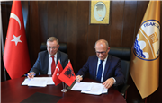 TRAKYA ÜNİVERSİTESİ VE TİRAN ÜNİVERSİTESİ ARASINDA İKİLİ İŞ BİRLİĞİ ANLAŞMASI İMZALANDI