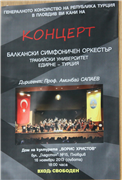 BALKAN SENFONİ ORKESTRASI BULGARİSTAN’DA KONSERLER VERDİ