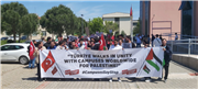 İSRAİL’İN GAZZE’YE YÖNELİK SALDIRILARI PROTESTO EDİLDİ