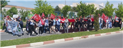 İSRAİL’İN GAZZE’YE YÖNELİK SALDIRILARI PROTESTO EDİLDİ