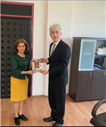 SOFYA ST. KLİMENT OHRİDSKİ ÜNİVERSİTESİNDEN EDEBİYAT FAKÜLTESİ DEKANLIĞINA ZİYARET