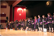 SAĞLIK BİLİMLERİ FAKÜLTESİNDE MEZUNİYET COŞKUSU YAŞANDI