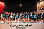 EDİRNE SOSYAL BİLİMLER YÜKSEKOKULUNDA MEZUNİYET COŞKUSU YAŞANDI