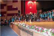 EDİRNE SOSYAL BİLİMLER YÜKSEKOKULUNDA MEZUNİYET COŞKUSU YAŞANDI