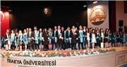 EDİRNE SOSYAL BİLİMLER YÜKSEKOKULUNDA MEZUNİYET COŞKUSU YAŞANDI