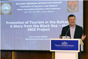 BALKAN ÜNİVERSİTELER BİRLİĞİNİN 8. GENEL KURUL TOPLANTISI KAPSAMINDA “BALKANLARDA TURİZMDE TANITIM” PANELİ DÜZENLENDİ