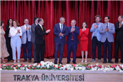 TÜRKİYE VE ROMANYA BÜYÜKELÇİLERİ TRAKYA ÜNİVERSİTESİNDE BULUŞTU