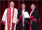 GÖREVDE YÜKSELEN VE YENİ ATANAN AKADEMİK PERSONELLER BELGELERİNİ ALDI