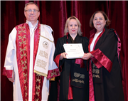 GÖREVDE YÜKSELEN VE YENİ ATANAN AKADEMİK PERSONELLER BELGELERİNİ ALDI