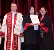 GÖREVDE YÜKSELEN VE YENİ ATANAN AKADEMİK PERSONELLER BELGELERİNİ ALDI