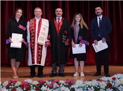 GÖREVDE YÜKSELEN VE YENİ ATANAN AKADEMİK PERSONELLER BELGELERİNİ ALDI