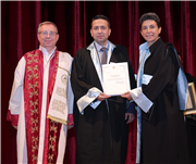 GÖREVDE YÜKSELEN VE YENİ ATANAN AKADEMİK PERSONELLER BELGELERİNİ ALDI