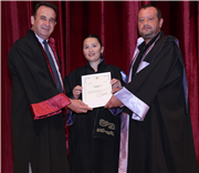 GÖREVDE YÜKSELEN VE YENİ ATANAN AKADEMİK PERSONELLER BELGELERİNİ ALDI